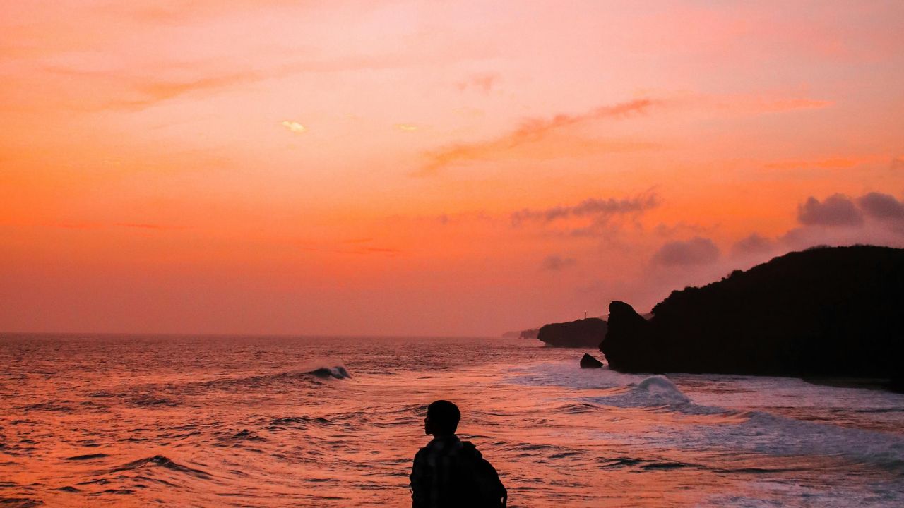 Photo of somebody experiencing life changes, presumably after individual therapy sessions.