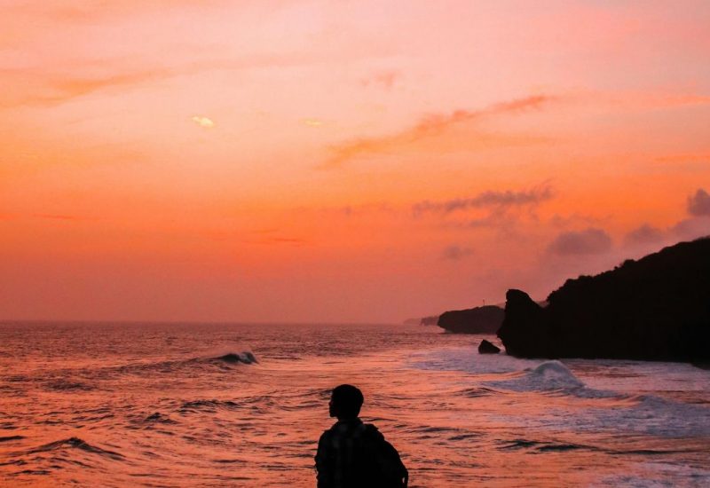 Photo of somebody experiencing life changes, presumably after individual therapy sessions.